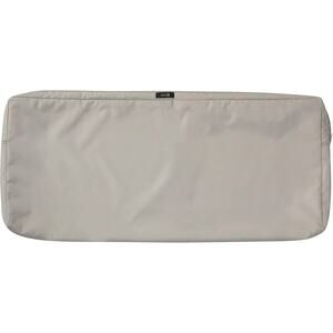 NWT Classic Accessories Ravenna Patio Bench/Settee Cushion Slip Cover,Mushroom